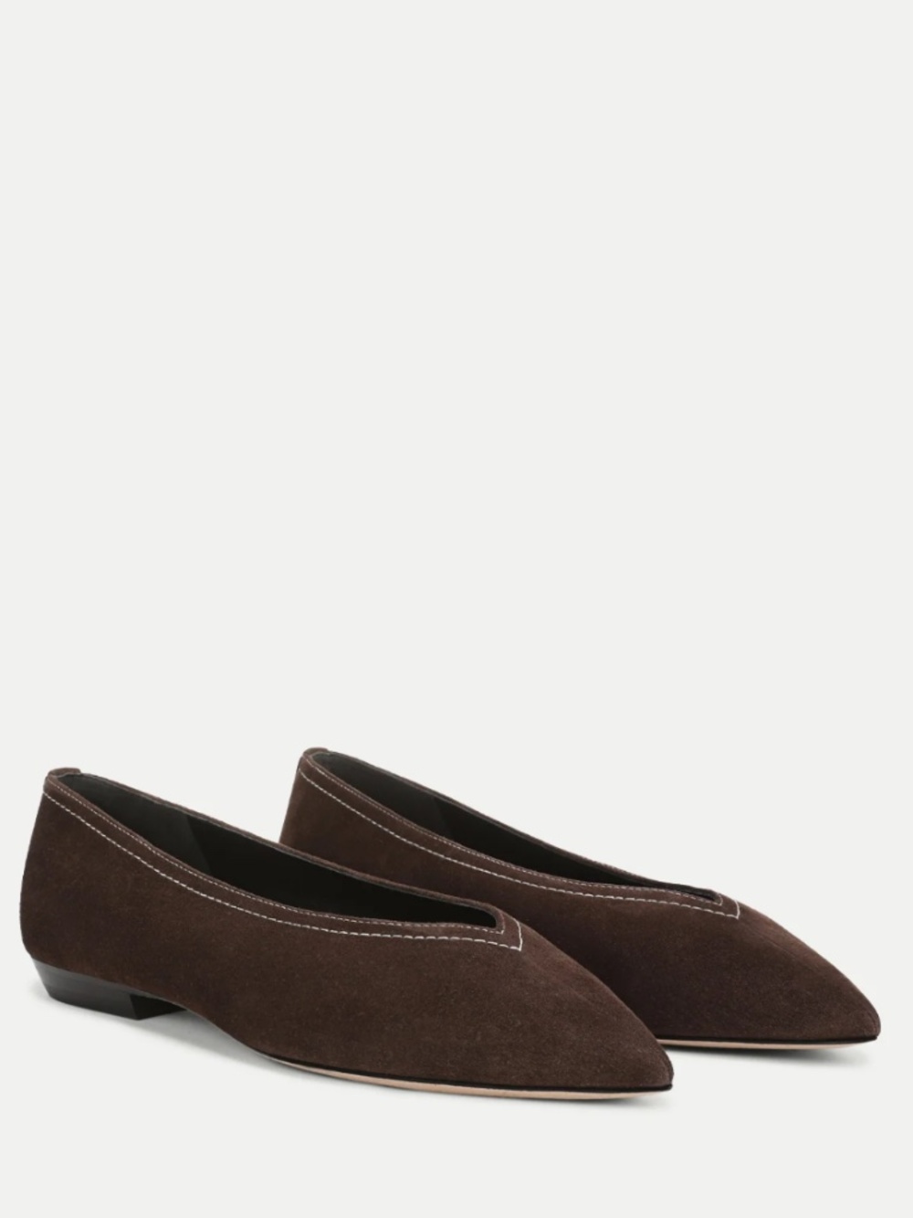 VERONICA BEARD Bancroft Suede Ballerina Flats